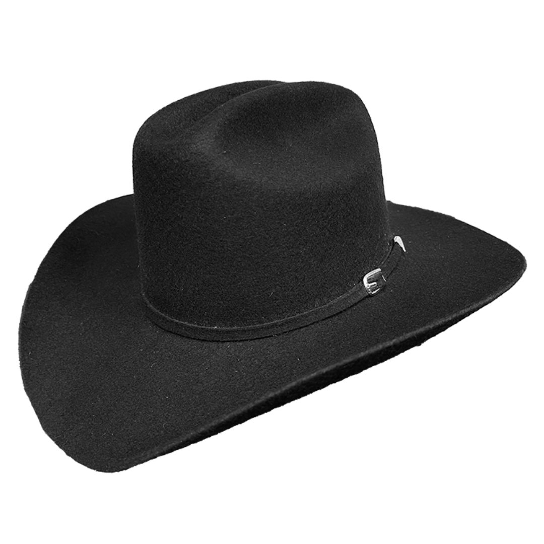 100% Wool Felt Cattleman Cowboy Hat | Unisex Western Hat