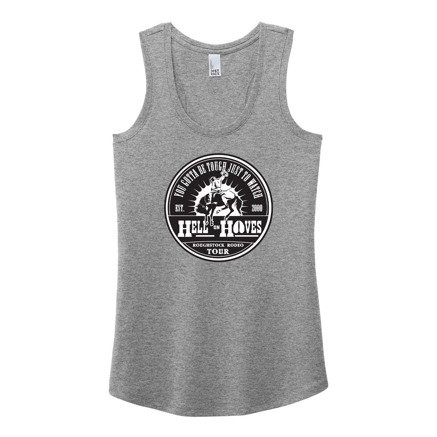 Hell on Hooves Tank (Grey Frost) | Women’s Western Tank