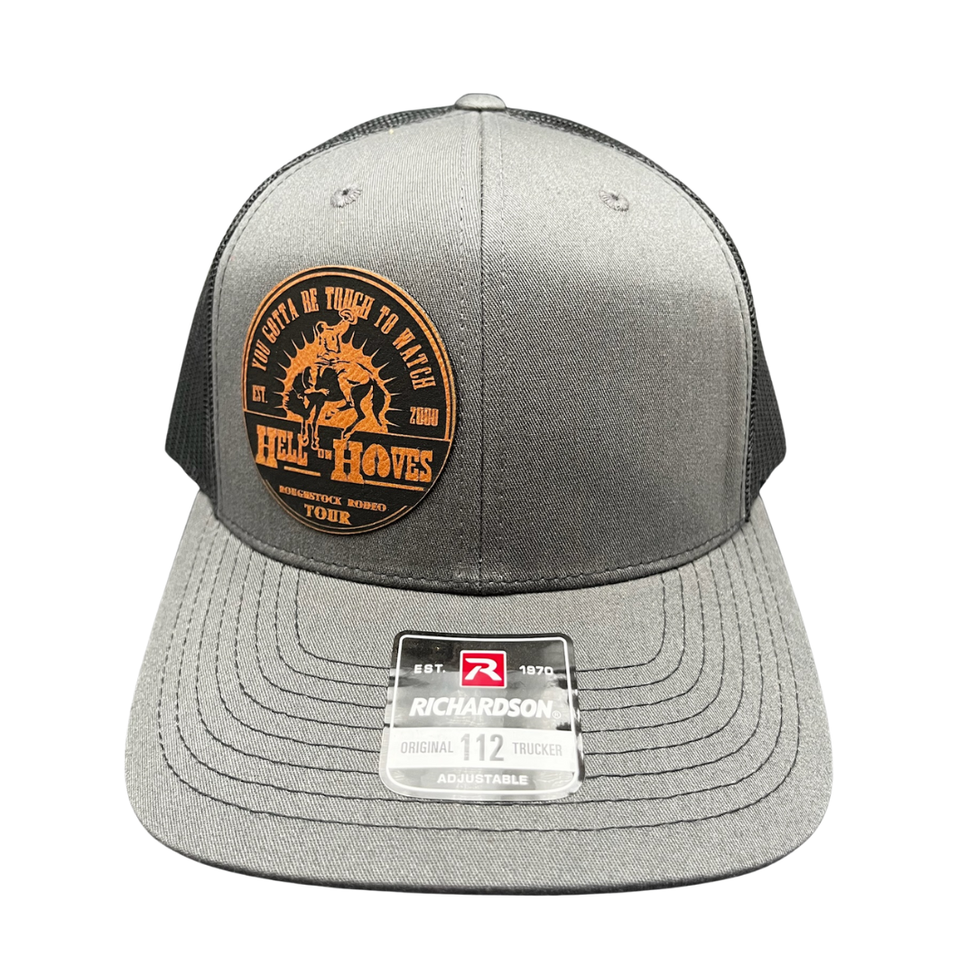 Hell on Hooves Richardson Hat | Unisex Charcoal Snapback
