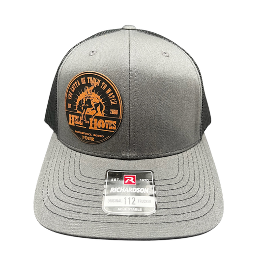Hell on Hooves Richardson Hat | Unisex Charcoal Snapback