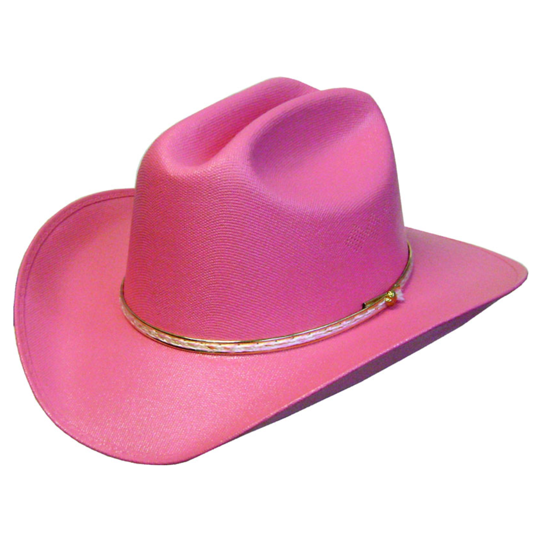 Kids Canvas Cattleman Hat | Unisex Kids Cowboy Hat