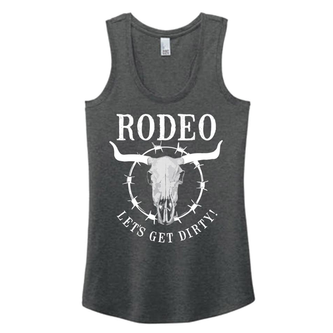 Let’s Get Dirty Rodeo Tank | Women’s Western Tank Top
