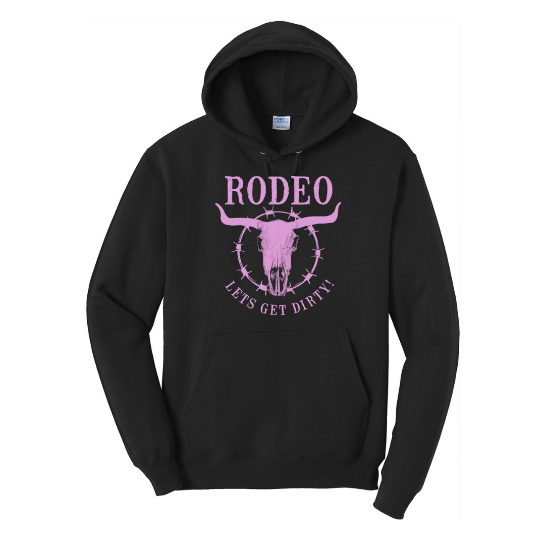 Let’s Get Dirty Rodeo Hoodie | Unisex Pullover Hoodie