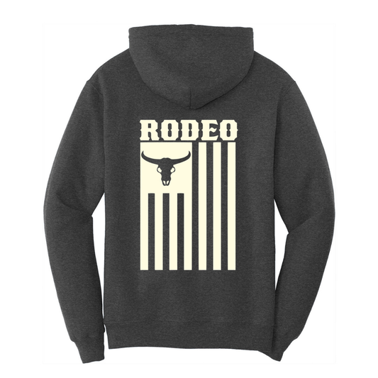 WWRG Flag Hoodie (Heathered Black) | Unisex Pullover Hoodie